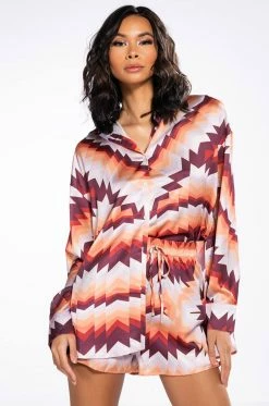 ADVENTURER LOOSE FIT BUTTON UP AND SHORTS SET