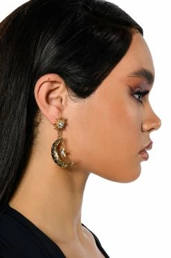 ASTRO GIRL EMBELLISHED EARRINGS
