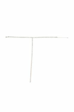 BELLE OF THE BALL RHINESTONE LARIAT NECKLACE