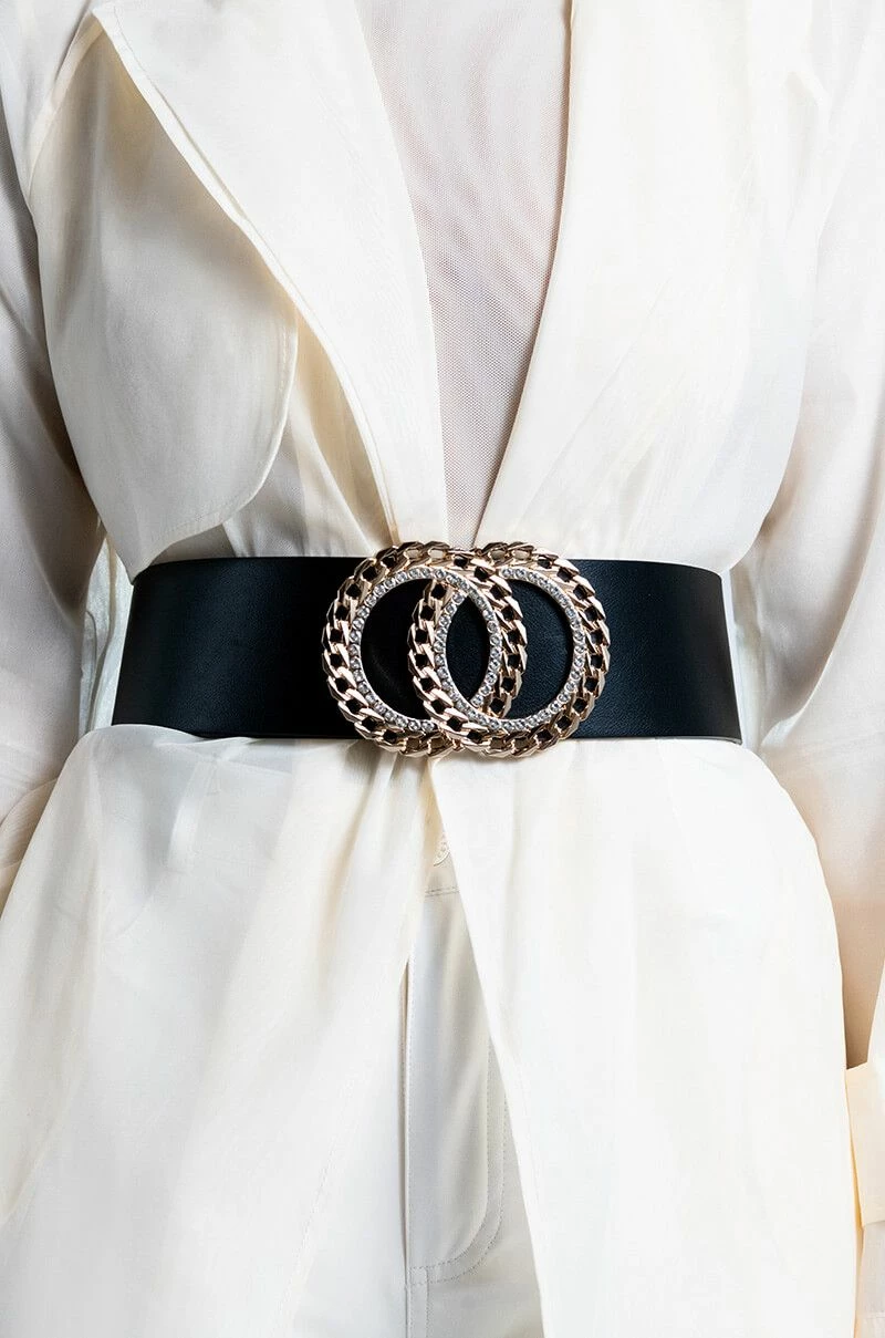 BLINGED OUT PU BELT - Image 4