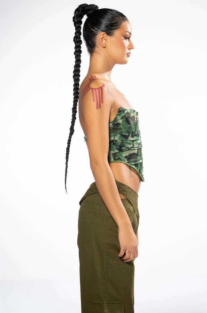 CAMO MESH CORSET - Image 4