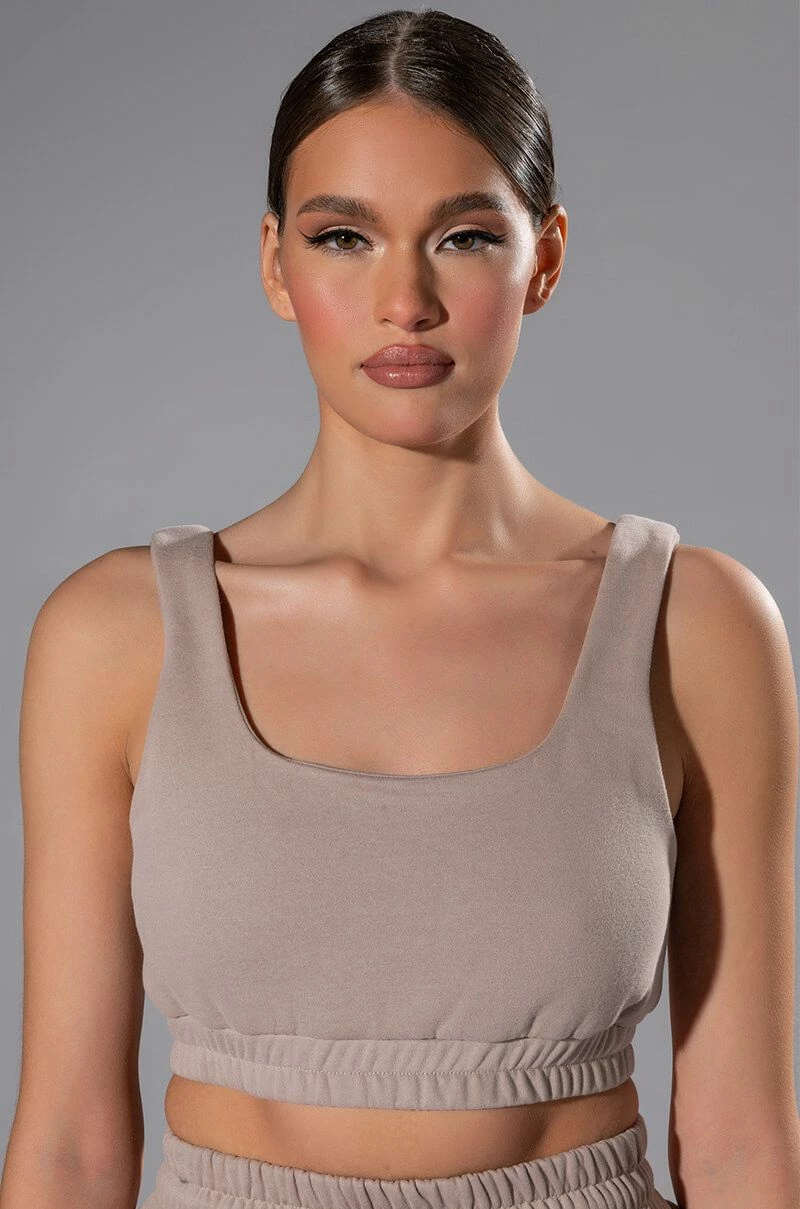 CASUAL CASEY CROP BRALETTE