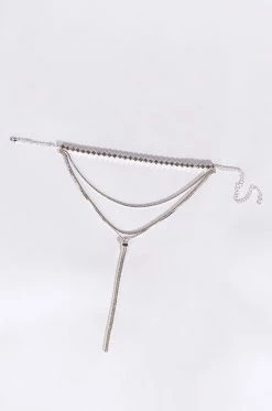 CECE ICY LARIAT CHOKER
