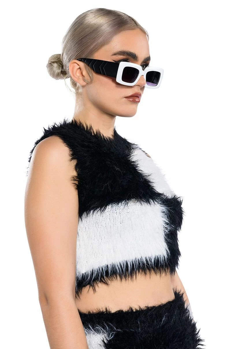 CHECKMATE SIR FUZZY CROP TOP - Image 2