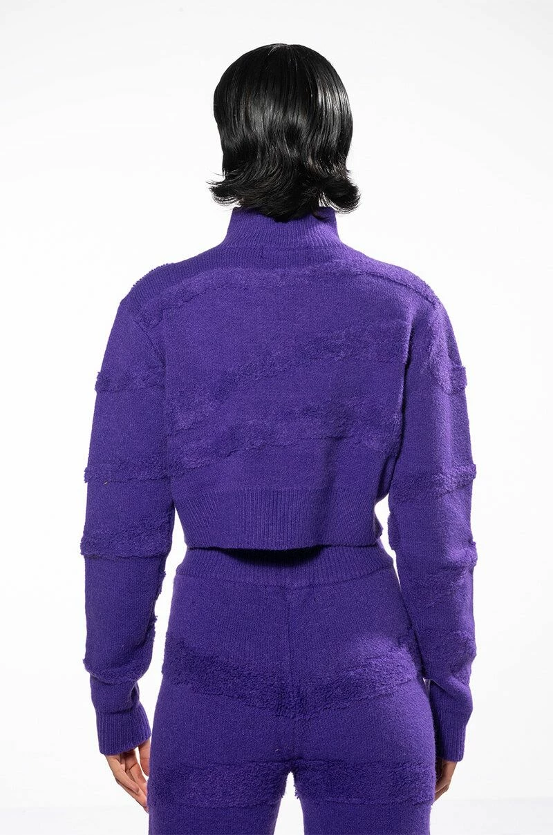 CHEYENNE CROPPED MOCK NECK SWEATER - Image 5