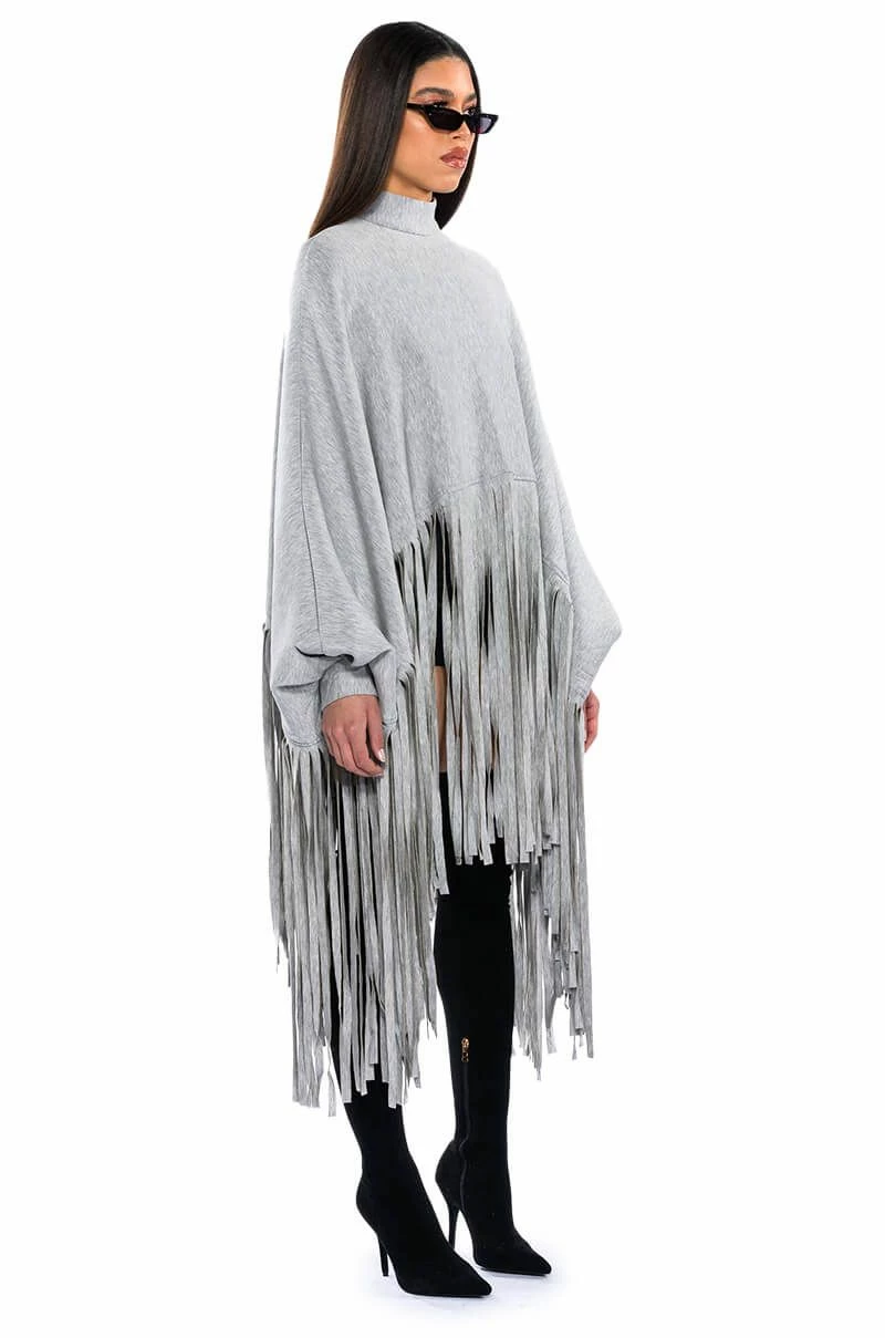 CITY GIRL FRINGE SWEATSHIRT - Image 5
