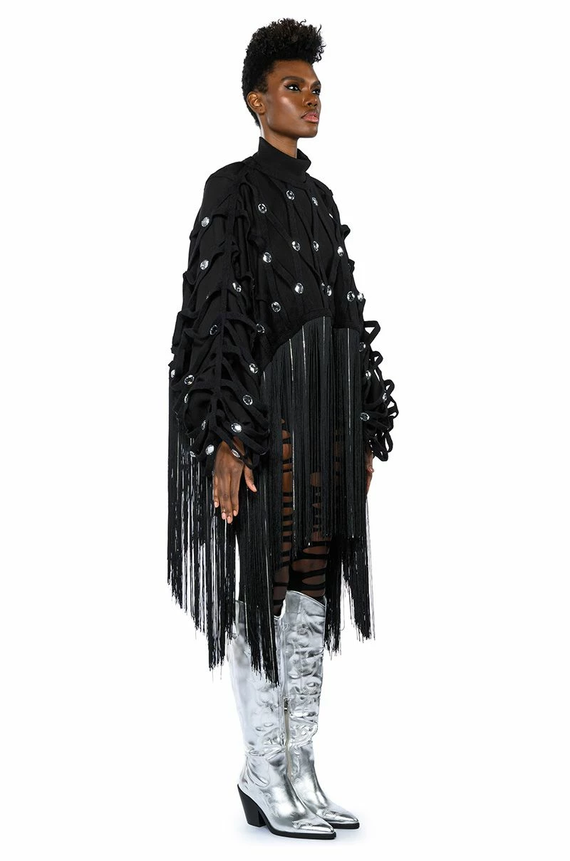 CITY LIVIN FRINGE SWEATSHIRT - Image 11