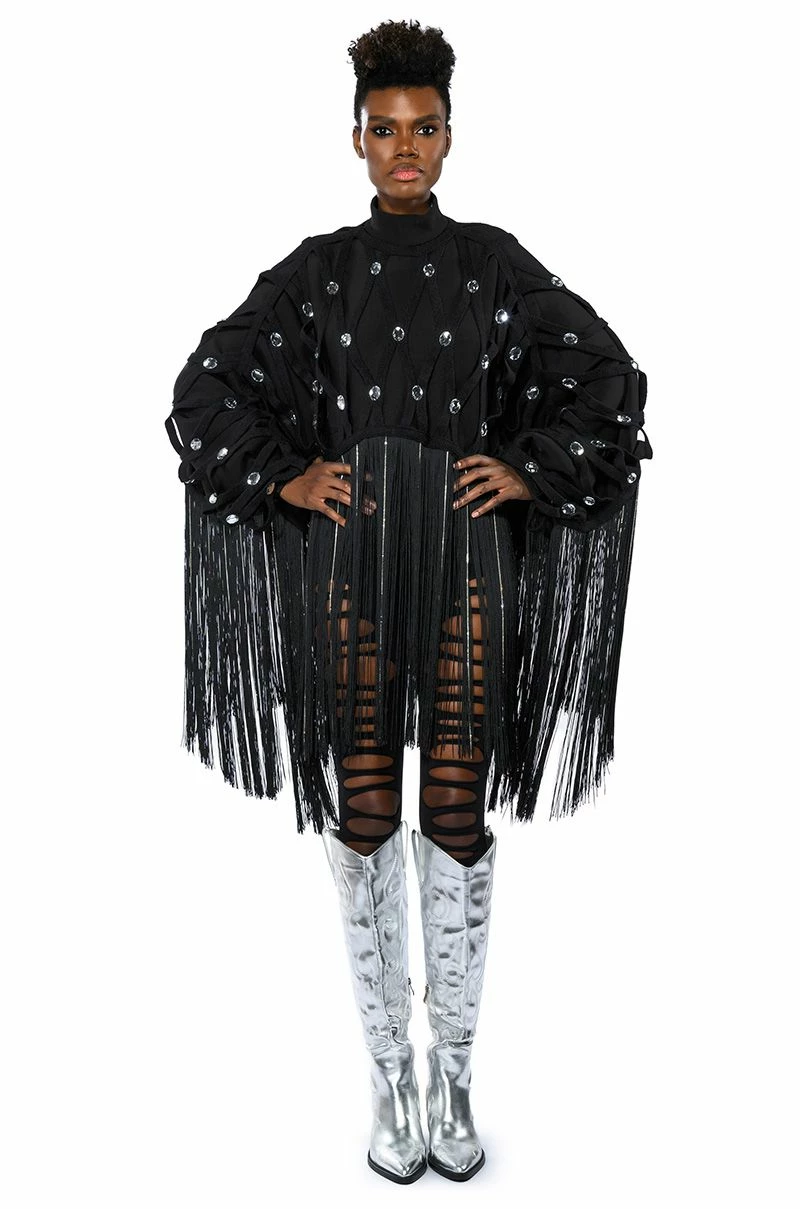 CITY LIVIN FRINGE SWEATSHIRT - Image 12