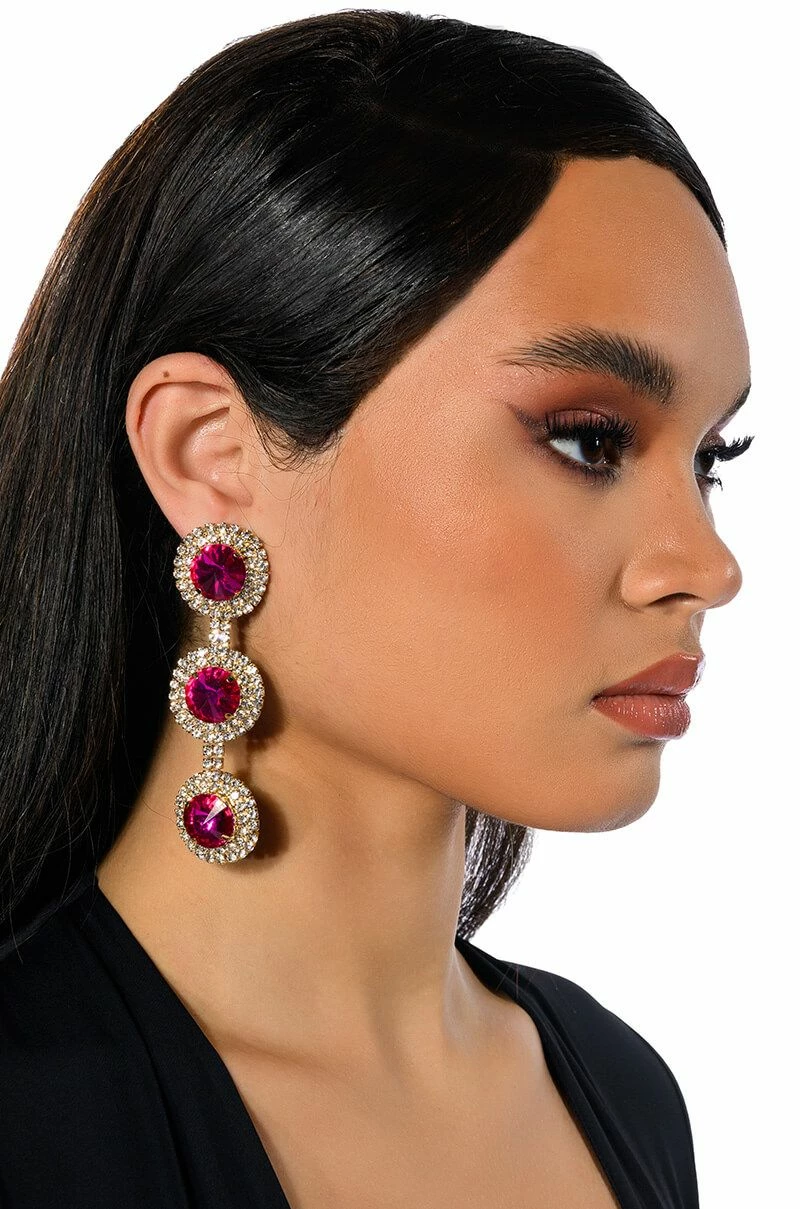 CLASS ACT GEM DROP EARRINGS - Image 3