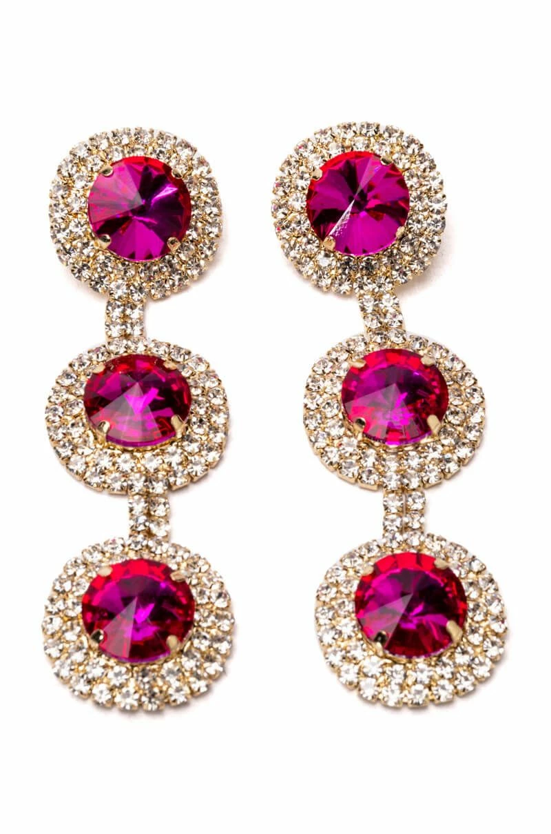 CLASS ACT GEM DROP EARRINGS