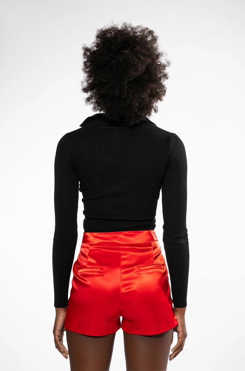 COLLEGIATE STUDY HALL LONG SLEEVE BUTTON DOWN BODYSUIT - Image 7