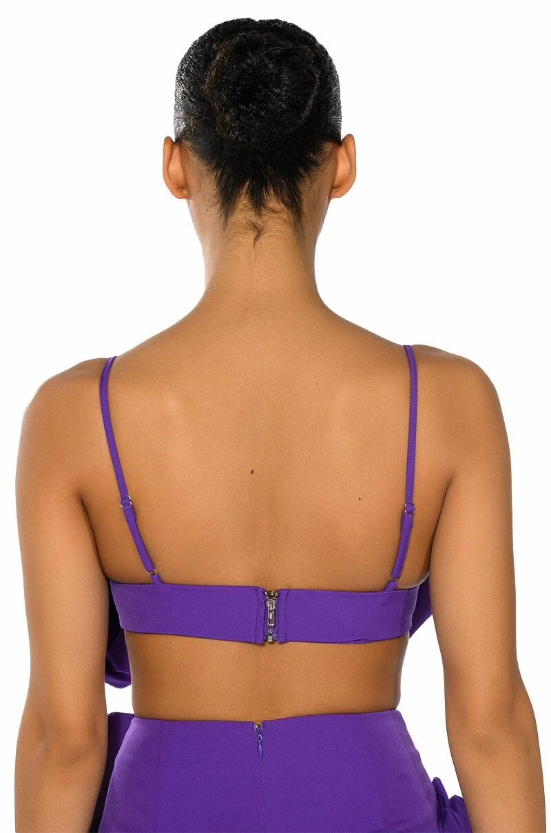 WHAT ITS LIKE FLORAL APPLIQUE BRALETTE - Image 6