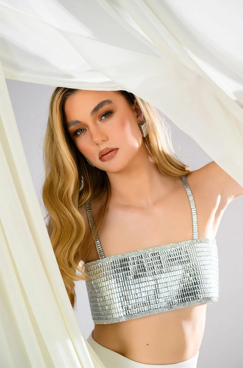 DISCO BALL MIRROR BRALETTE - Image 2