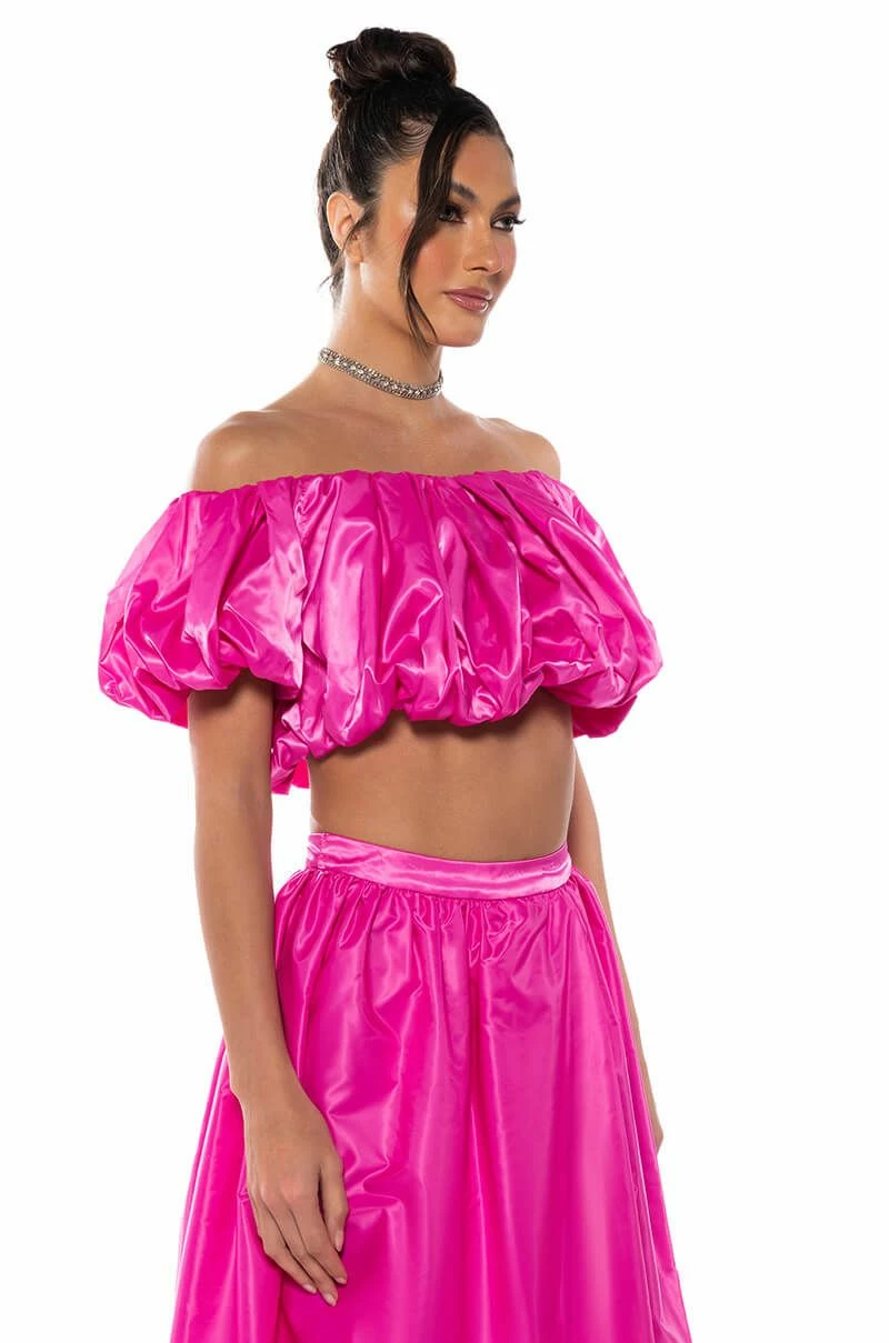 DRESS LIKE ROYALTY VOLUME CROP TOP - Image 2