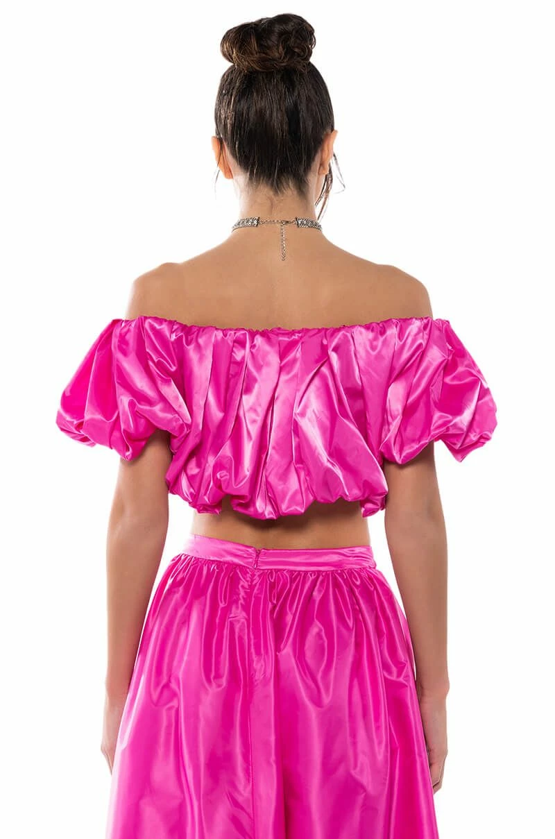 DRESS LIKE ROYALTY VOLUME CROP TOP - Image 7