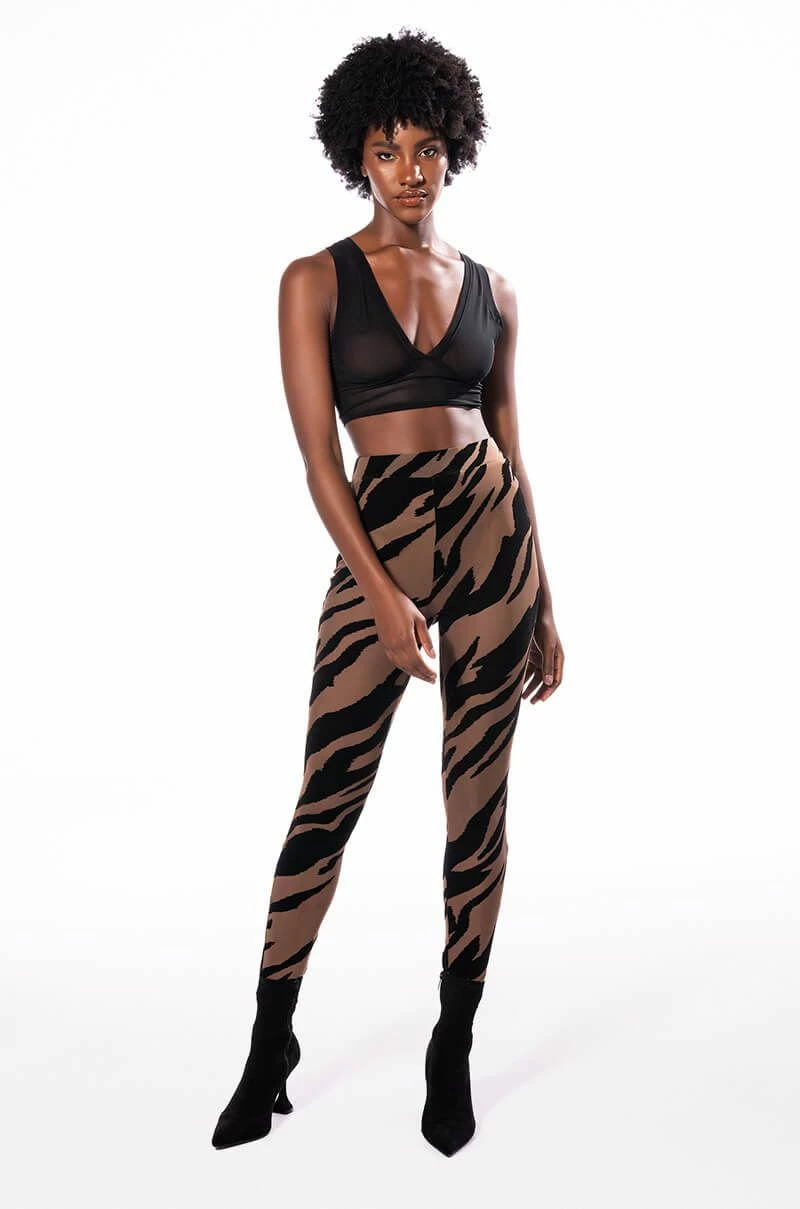 EASY GOING MESH DEEP V BRA TOP - Image 8