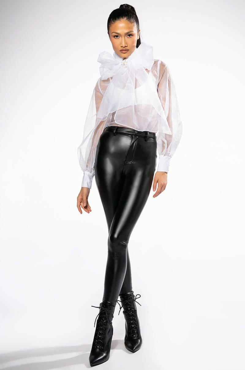 ELIZA MULTI WEAR SHEER BLOUSE - Image 3