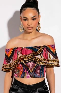 EXCUSE ME OFF THE SHOULDERS BLOUSE