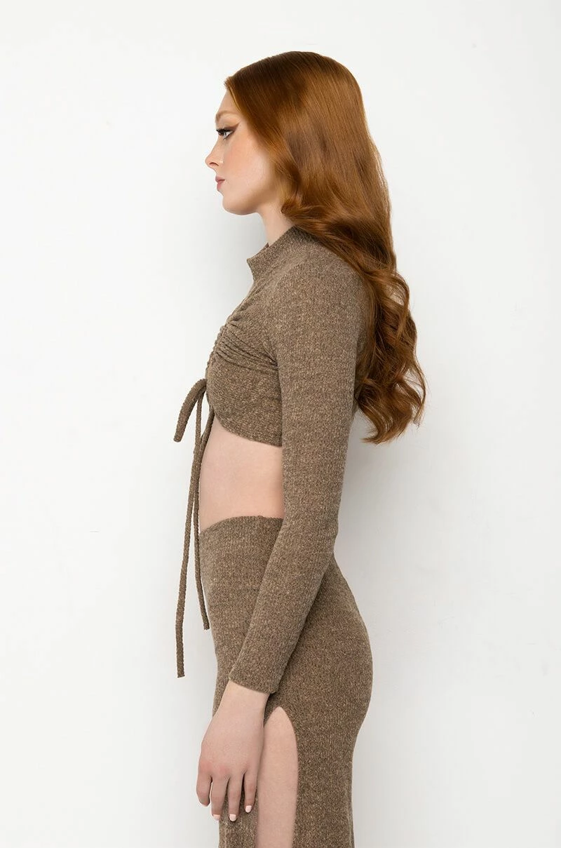 FEELING RIGHT MOCK NECK SWEATER TOP - Image 4