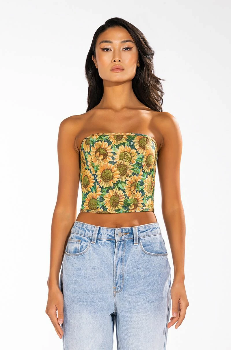 FIELD OF DREAMS BROCADE BUSTIER - Image 4