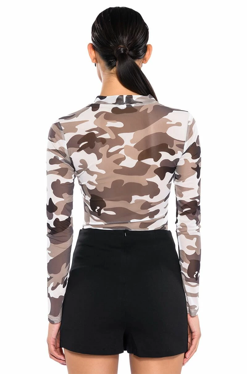 FIND ME CAMO MESH BODYSUIT - Image 5