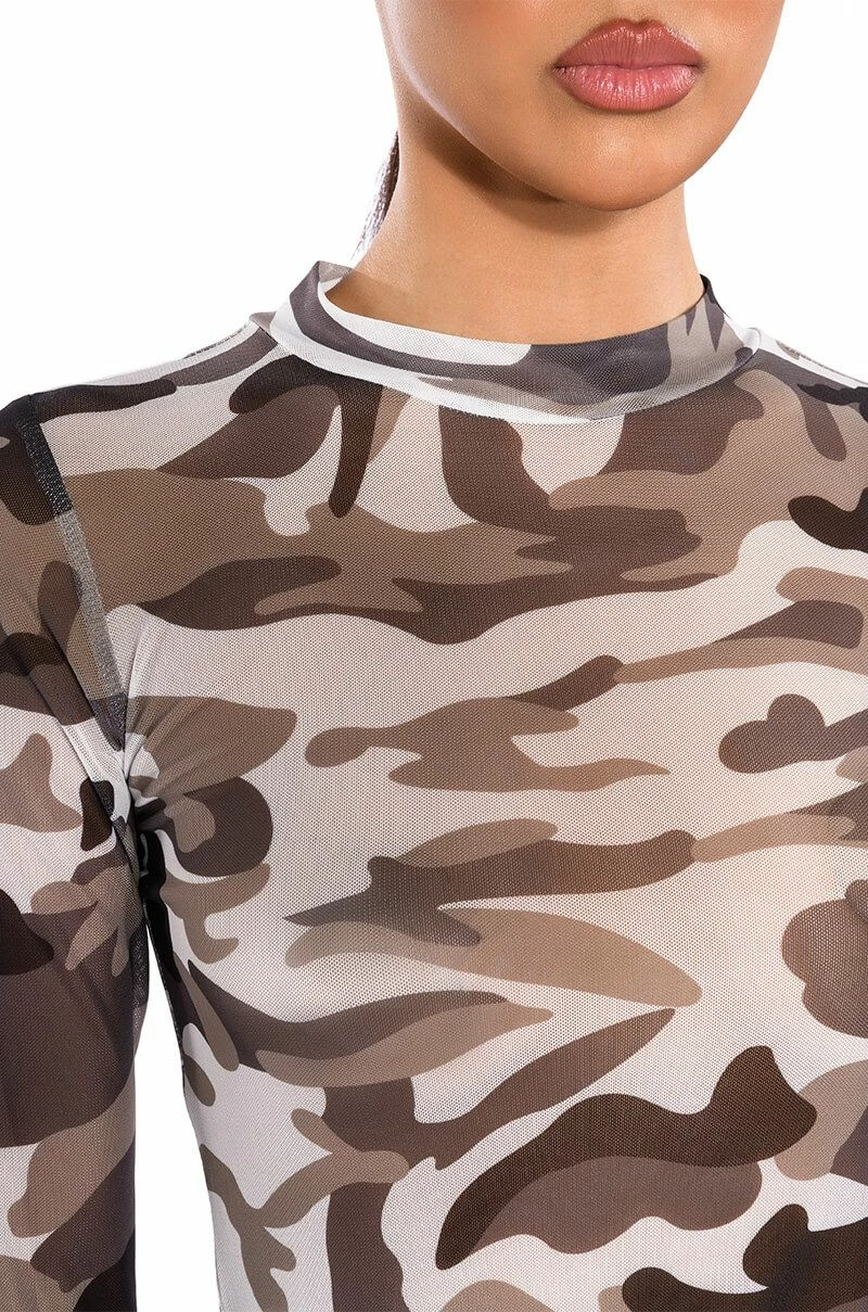 FIND ME CAMO MESH BODYSUIT - Image 7