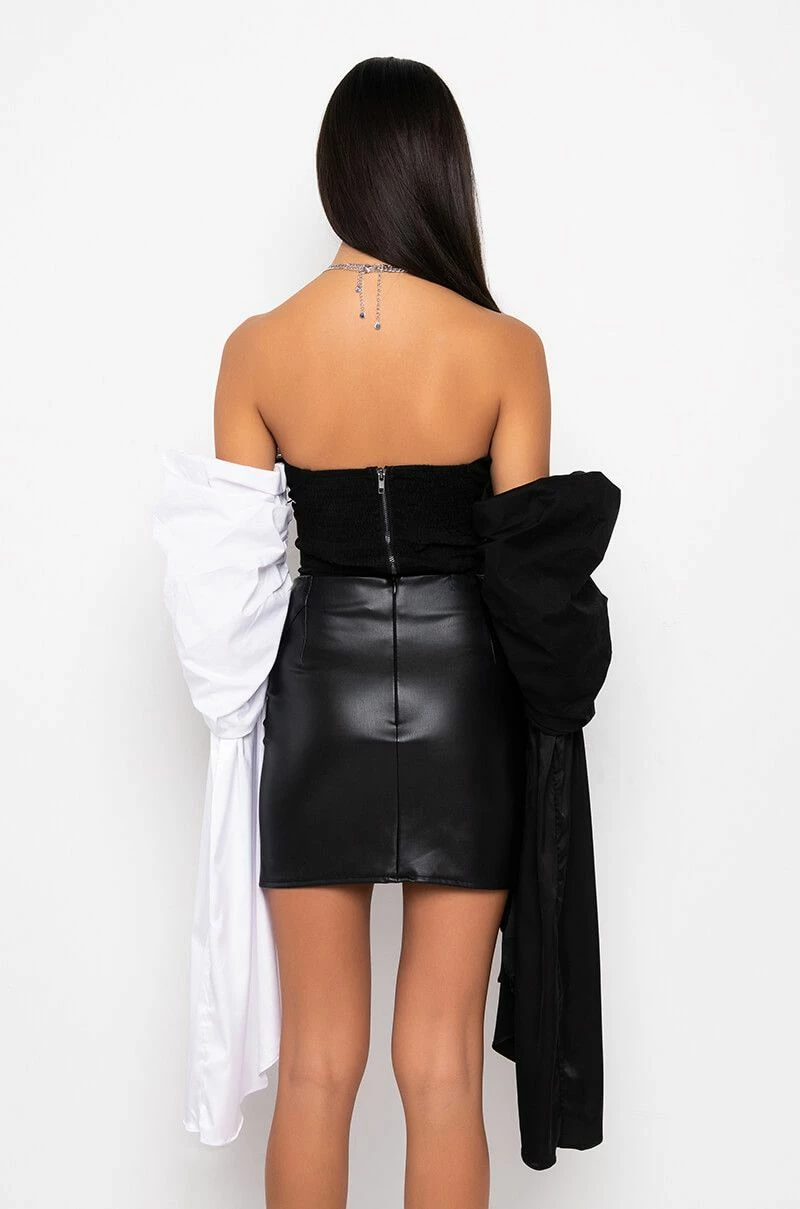 FIRST IMPRESSION CASCADING SLEEVES OFF THE SHOULDER BLOUSE - Image 6