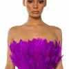 FLY AWAY FEATHER TUBE TOP