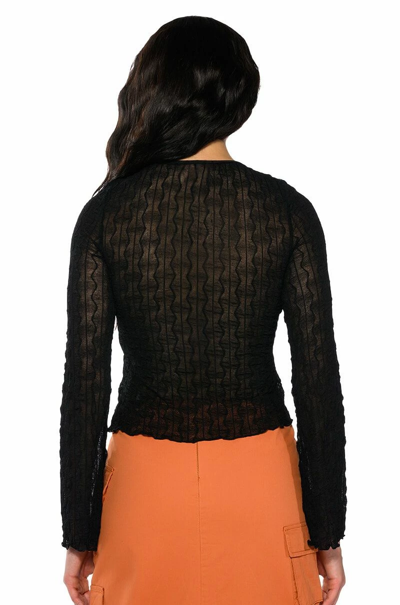 FREE LOVE TIE FRONT TOP - Image 6