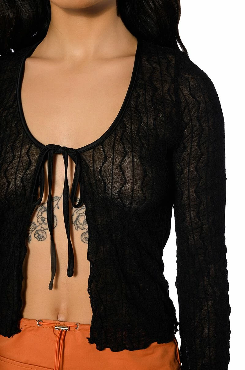 FREE LOVE TIE FRONT TOP - Image 7