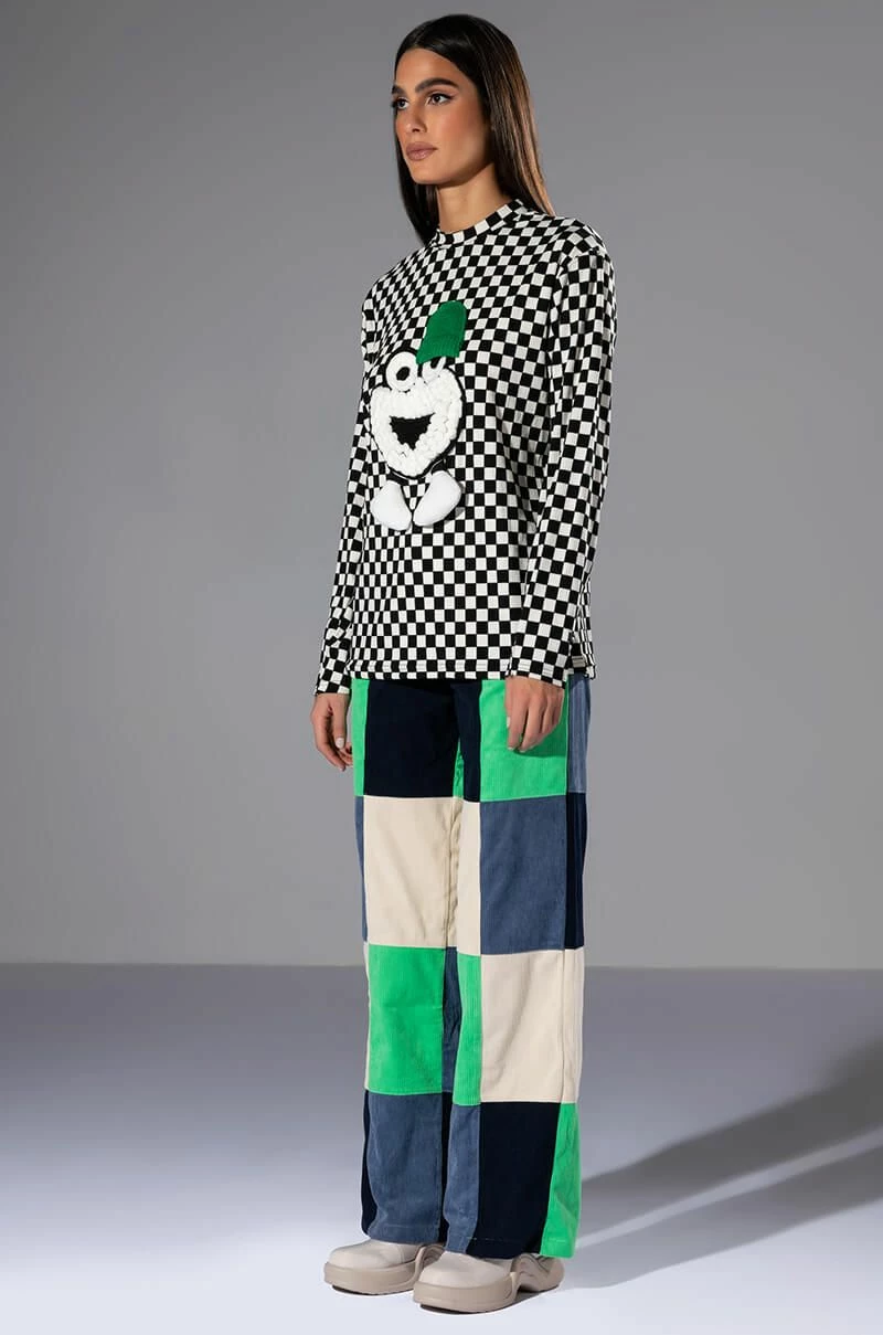 FUN TIMES CHECKERED TOP - Image 4