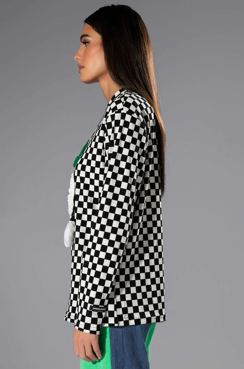 FUN TIMES CHECKERED TOP - Image 5