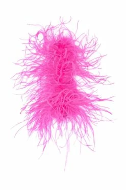 GATSBY FEATHER SLAP BRACELET IN PINK