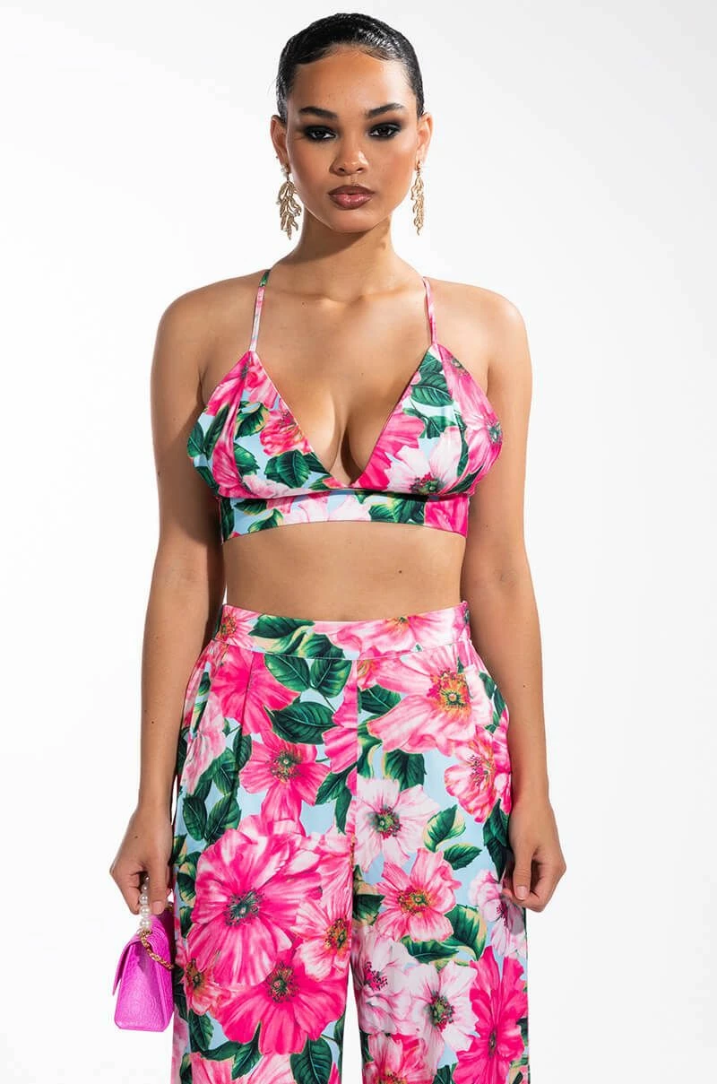 GOOD TO ME FLORAL BRALETTE - Image 4