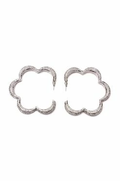 HEAD IN THE CLOUDS EMBELLISHED HOOPS