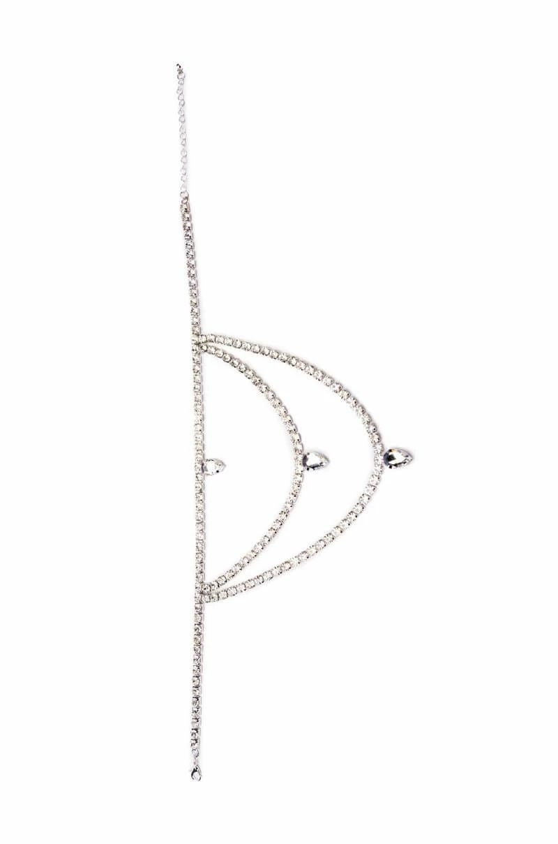 HER ROYAL HIGHNESS LAYERED RHINESTONE NECKLACE