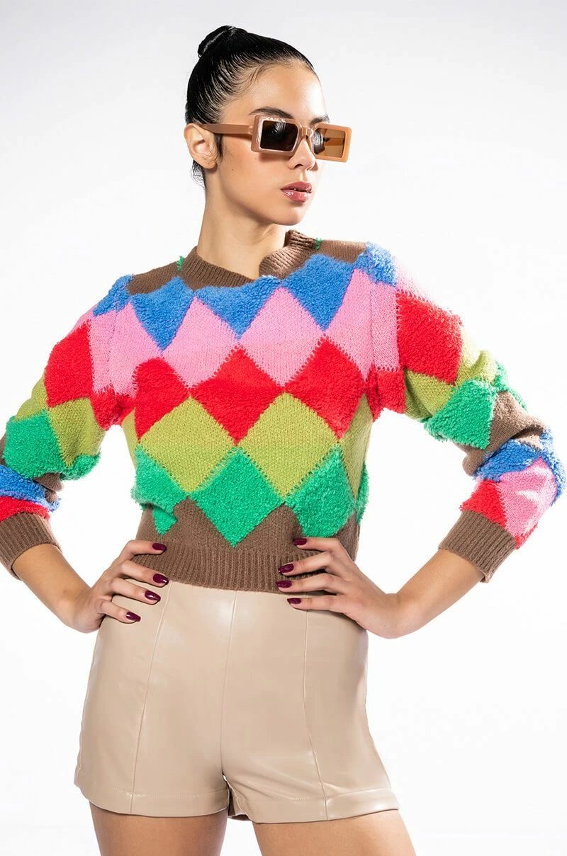 HIDEAWAY PATTERNED SWEATER - Image 3