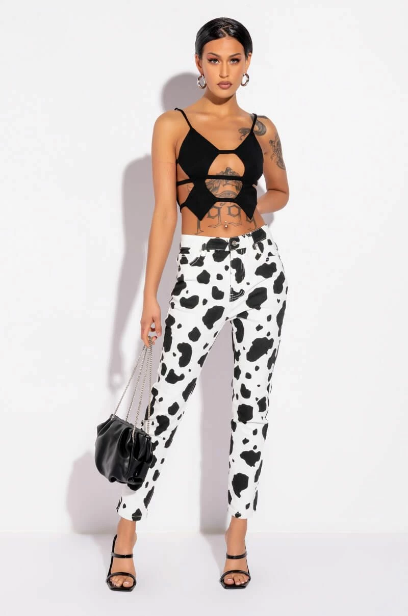 HOTTIE CUTOUT CROP TANK - Image 2