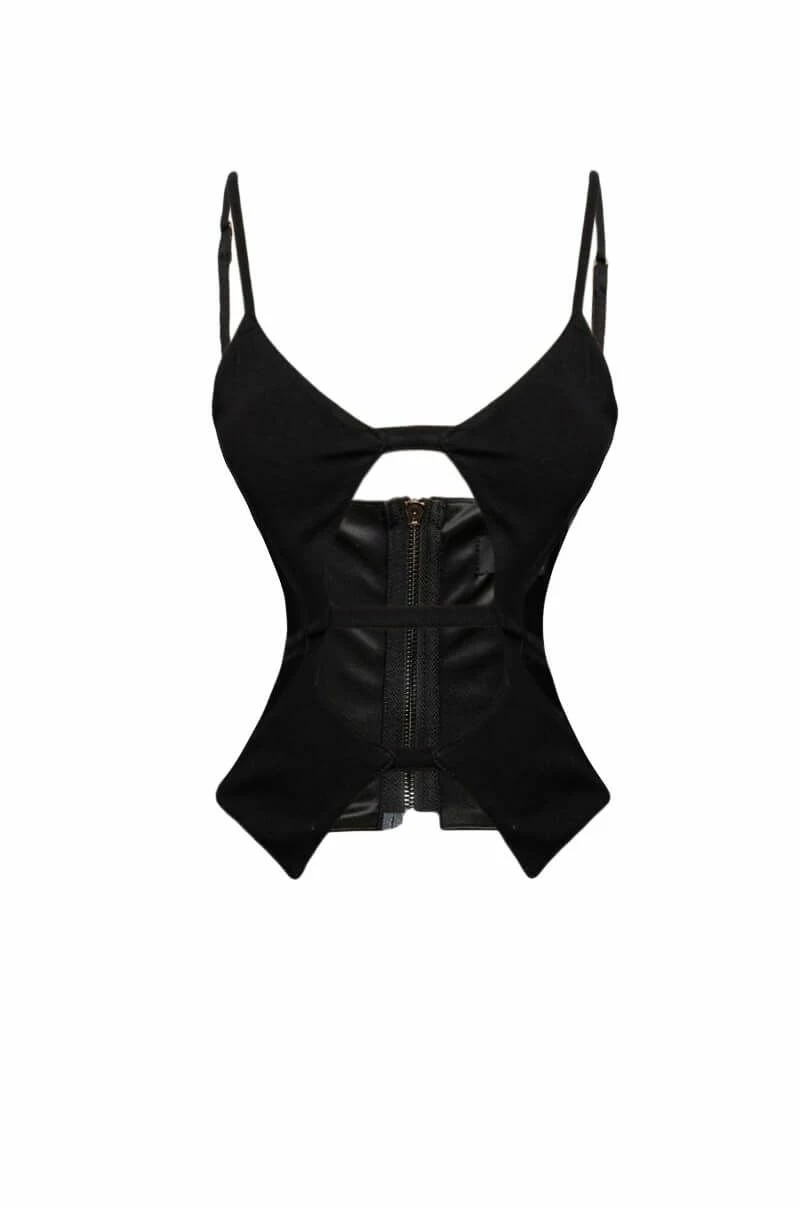 HOTTIE CUTOUT CROP TANK - Image 3