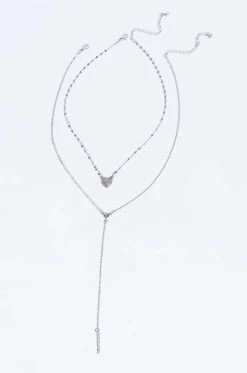 HOW YA FEEL'N PAVE RHINESTONE NECKLACE SET