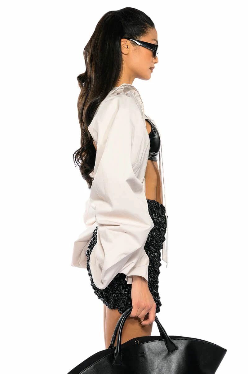 I DO IT ON THE DAILY DRAMA SLEEVE BOLERO - Image 5