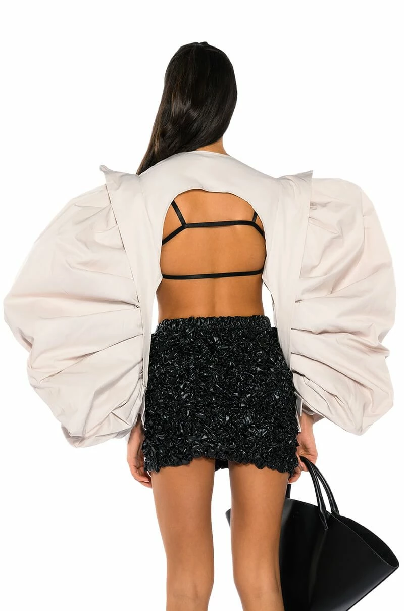 I DO IT ON THE DAILY DRAMA SLEEVE BOLERO - Image 6