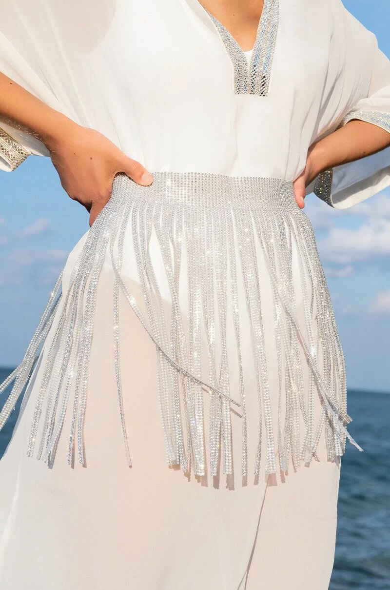 I GOT IT FROM MY MAMA RHINESTONE SKIRT BELT - Image 5