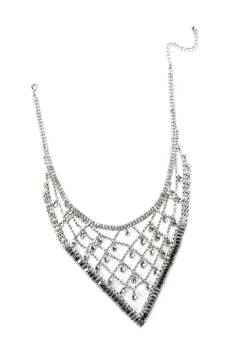 I LIKE WHAT I SEE RHINESTONE HANDKERCHIEF CHOKER