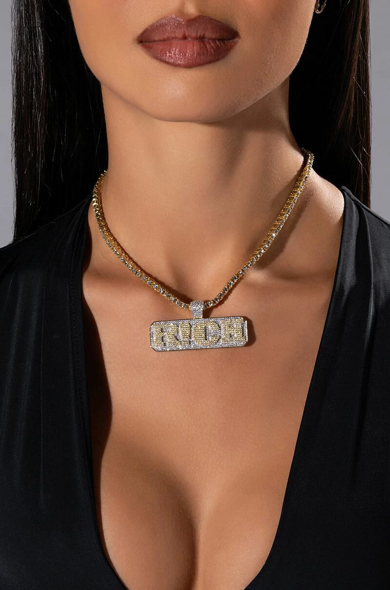 I'M A RICH BISH ICY NECKLACE - Image 3