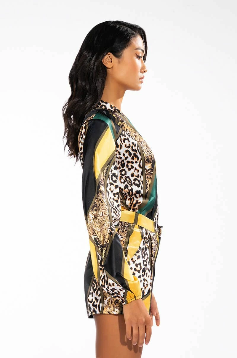 INTO THE WILD SATIN BODYSUIT - Image 6