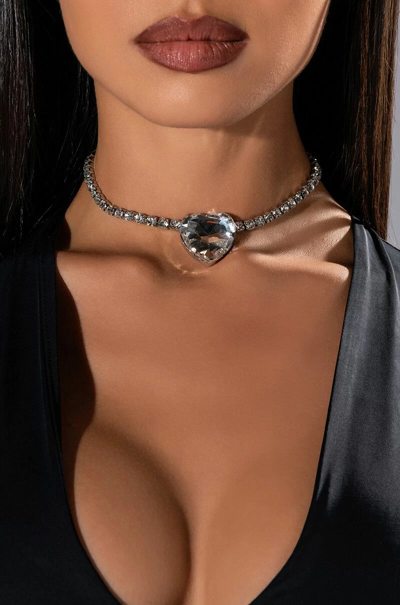 ISN'T SHE LOVELY RHINESTONE CHOKER - Image 3