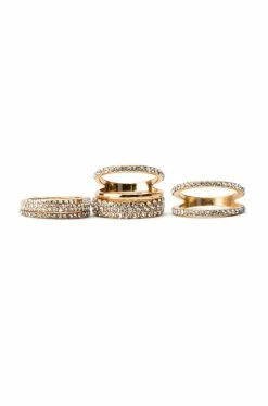 IVY PAVE RING SET
