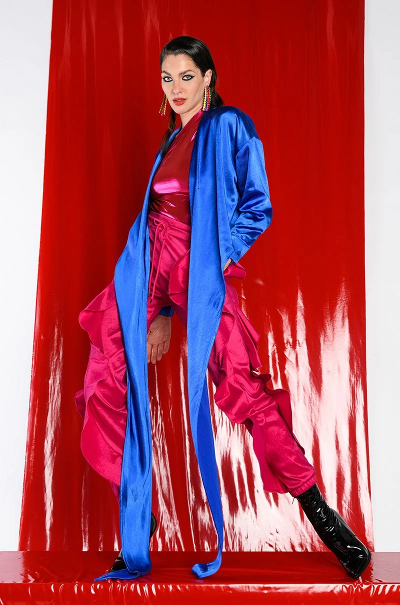 JAN TIE FRONT BLOUSE - Image 2