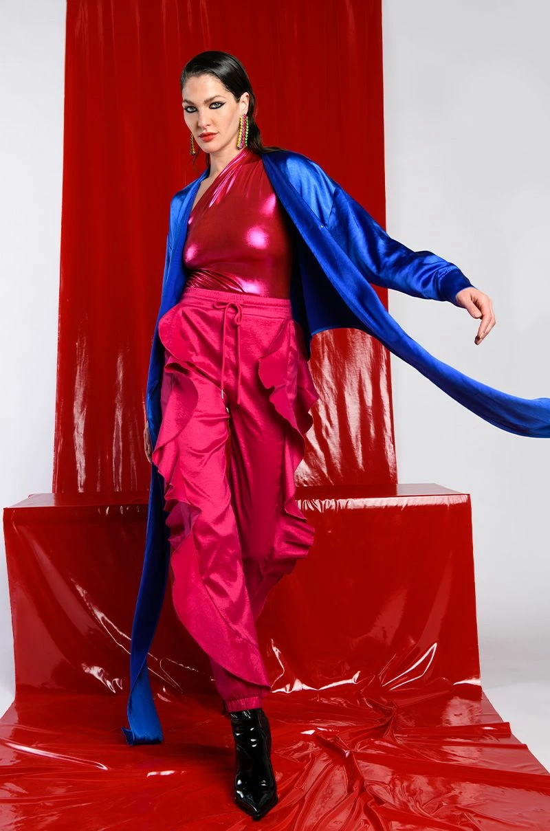 JAN TIE FRONT BLOUSE - Image 4